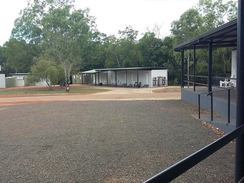 The cabin accommodation at Bramwell Station Tourist Park in Cape York