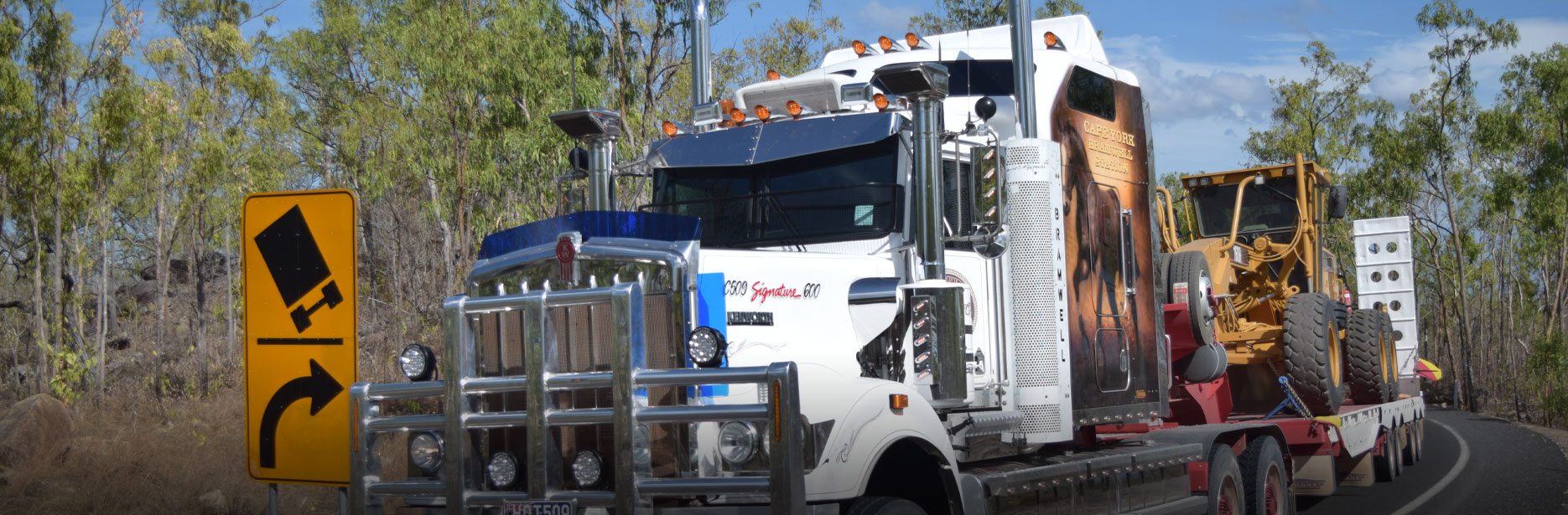 Roadworks Bramwell Truck